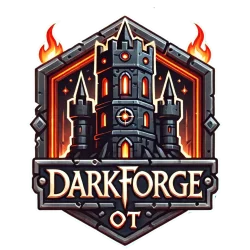 DALL·E 2024-10-03 14.48.47 - An icon based on the 'DarkForge OT' game banner, featuring a med...webp