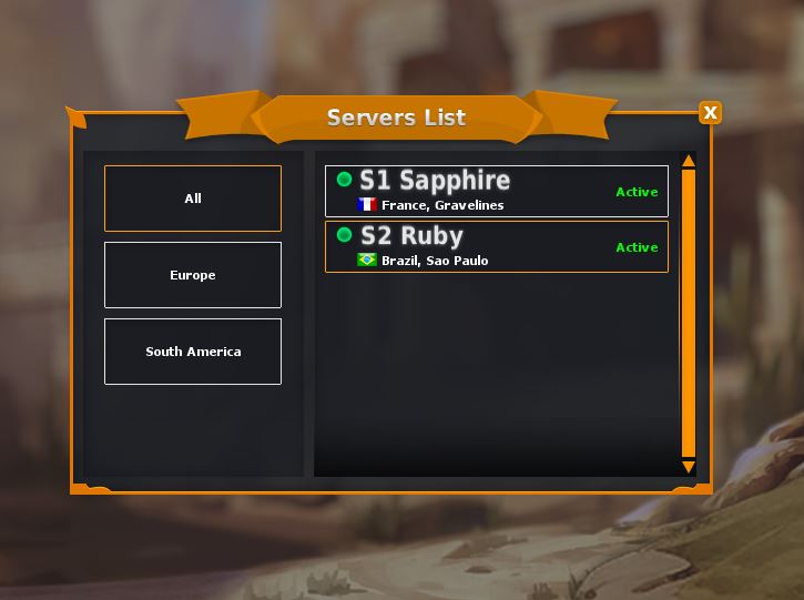 Server Ruby and Server Sapphire