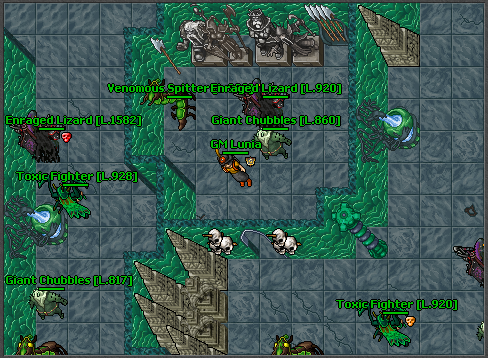 Evolunia Tibia Server - Toxic Dungeon 