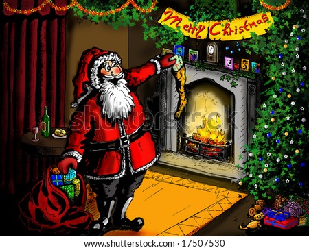 stock-photo-hand-drawn-illustration-of-father-christmas-delivering-presents-embellished-in-photo-shop-for-17507530.jpg