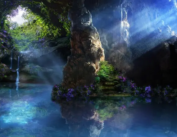 Mermaid-Cave-Water-Throne-Fantasy-Fairy-Tail-Composite-Stock-lake-background-Computer-print-wedding-backdrops.jpg